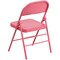 Emma and Oliver 4 Pack Colorful Metal Folding Chair Teen and Event Seating